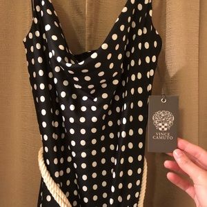 Vince Camuto polka dot maxi dress